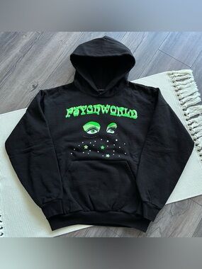 PSYCHWORLD Dream State Heavyweight Black Hoodie